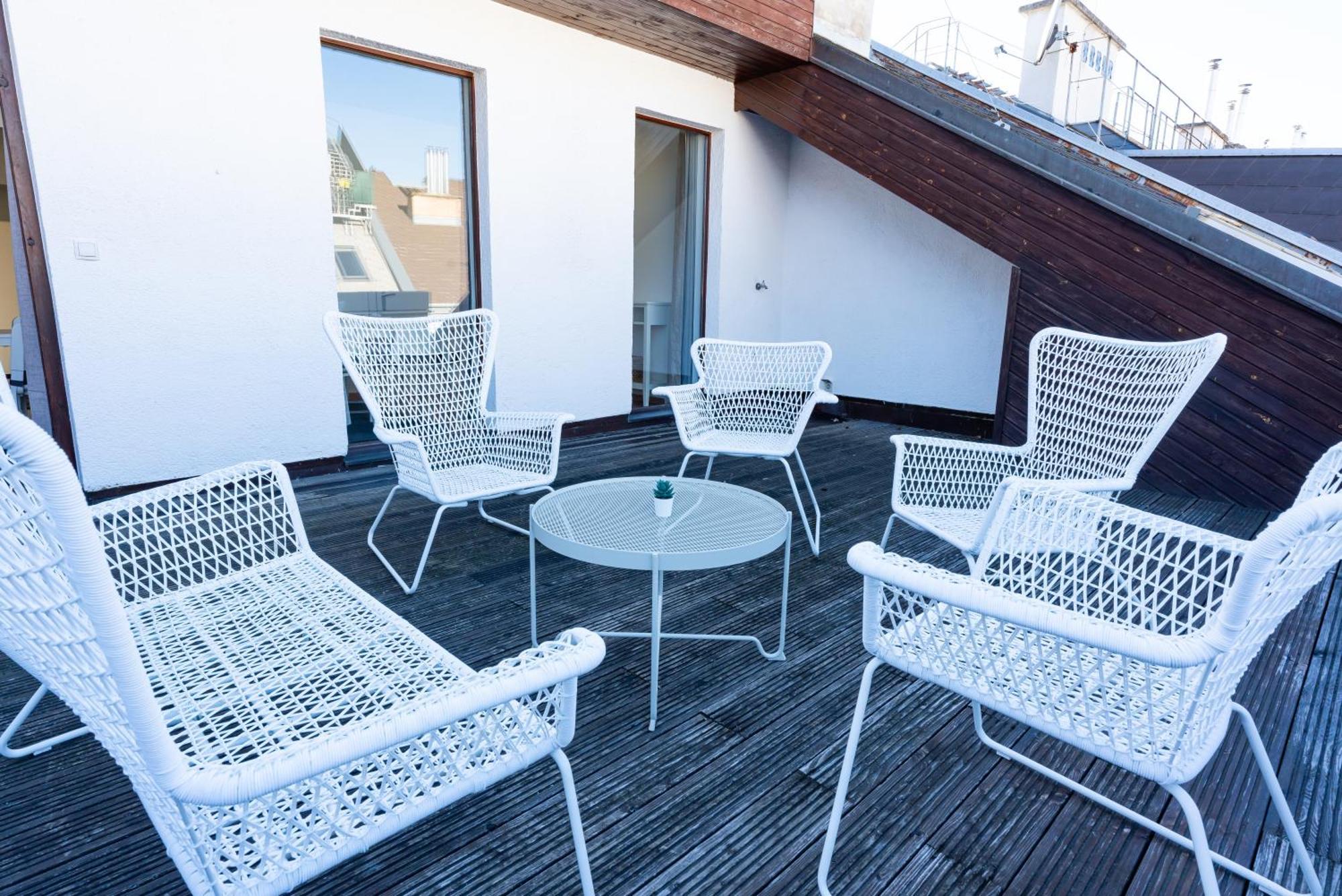 Luxury Penthouse - Augarten فيينا المظهر الخارجي الصورة
